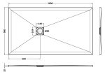 Rectangular Shower Tray 1600 x 900mm - Image 2