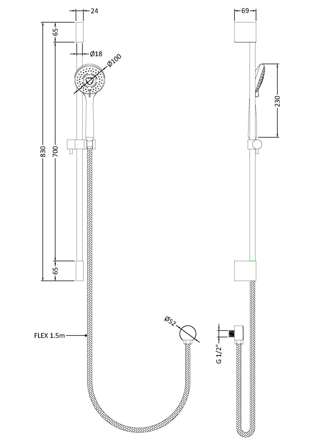Slimline Slide Rail Kit - Image 2