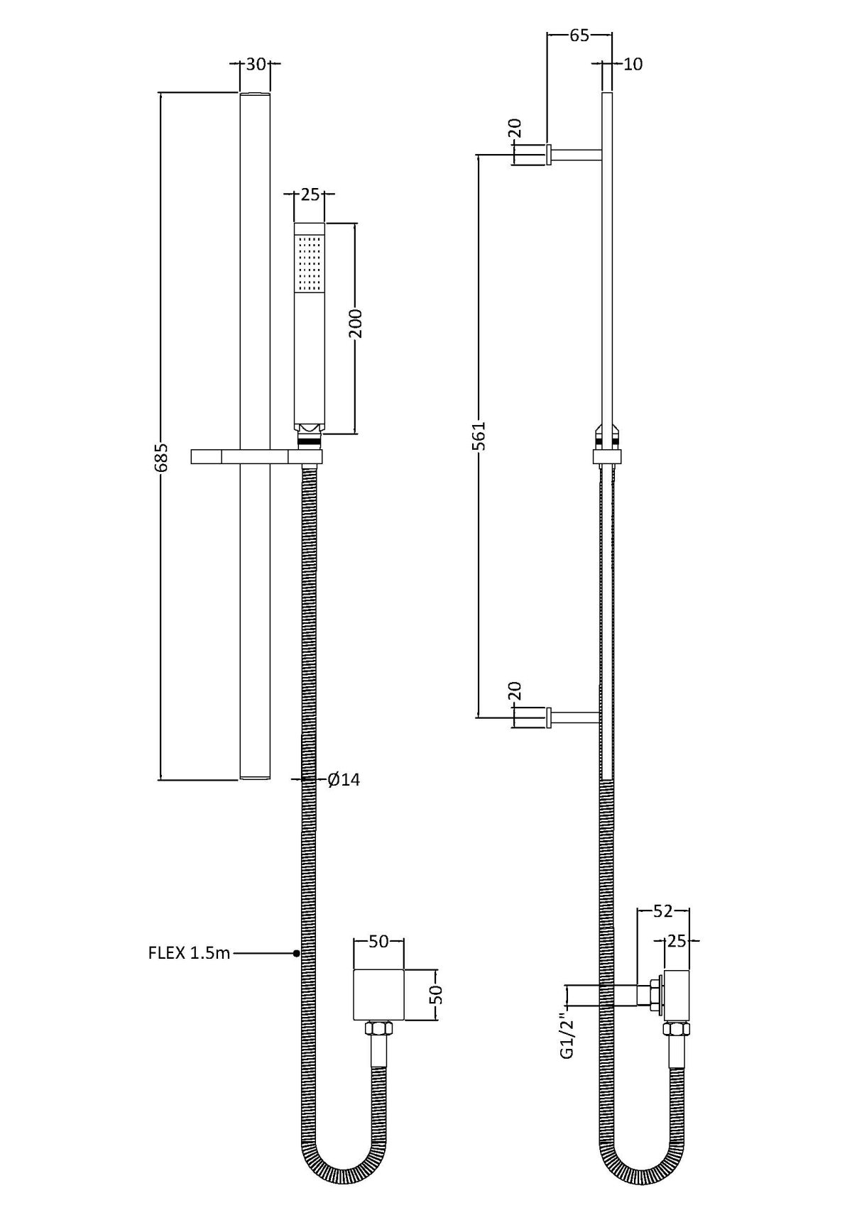 Sheer Slide Rail Kit - Image 2