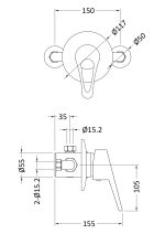Concealed Or Exposed Shower Valve - Image 3