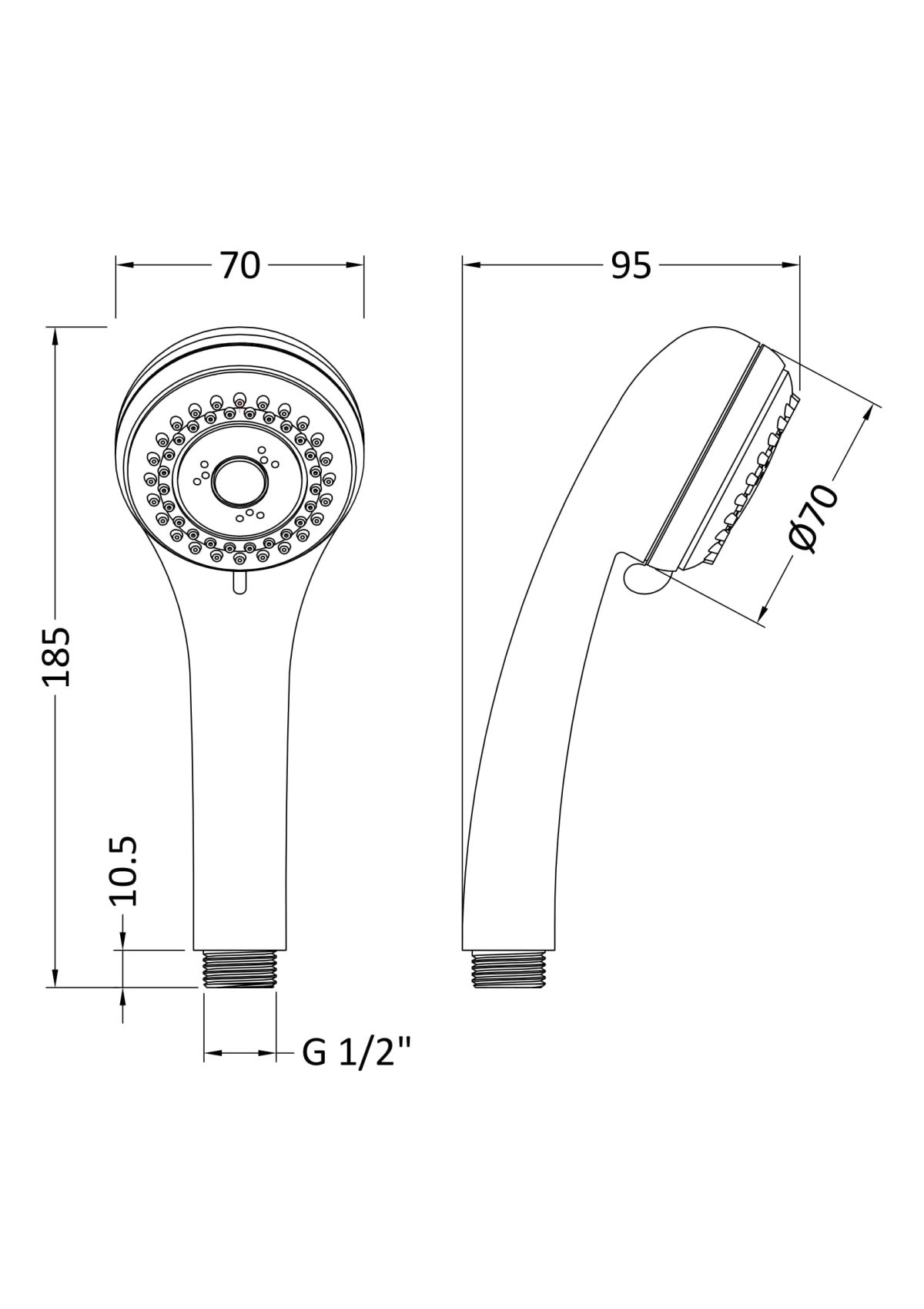 Three Function Handset - Image 2