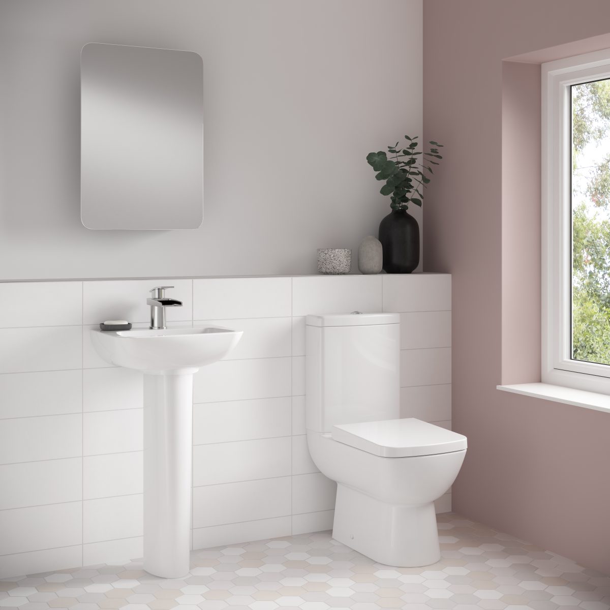500mm Basin & Pedestal - Image 2