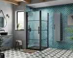 800mm Hinged Shower Door - Image 2