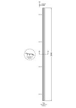 1850mm Enclosure Screw Cover Kit Chrome - Image 2