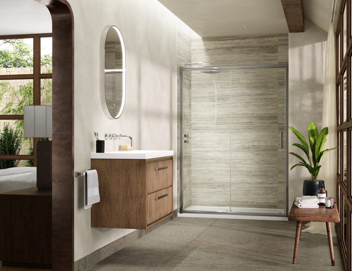 Pacific 1700mm Single Sliding Door - Image 2