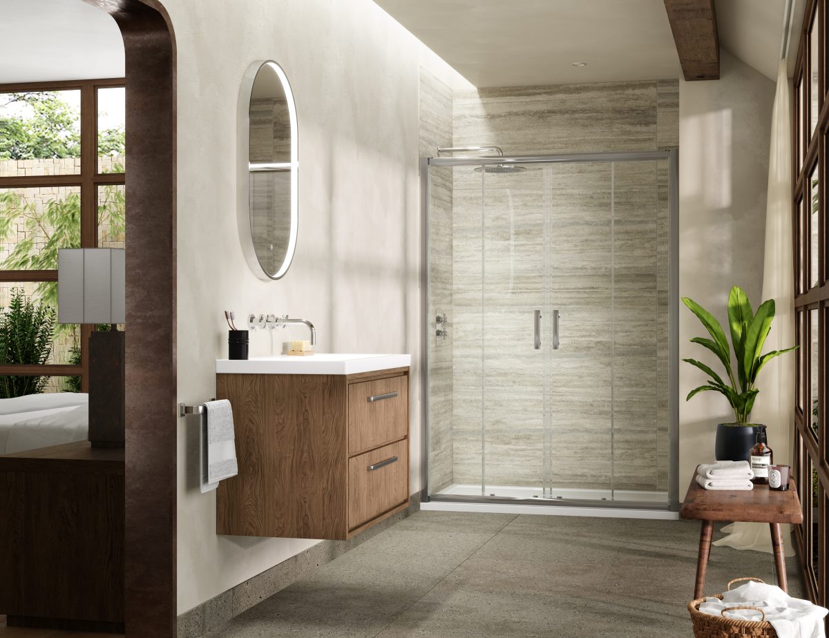 Pacific 1700mm Double Sliding Door - Image 2