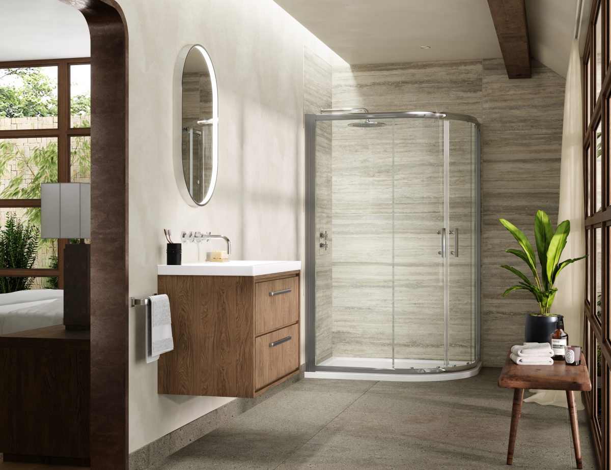 Pacific 1200 x 900mm Offset Quadrant - Image 2