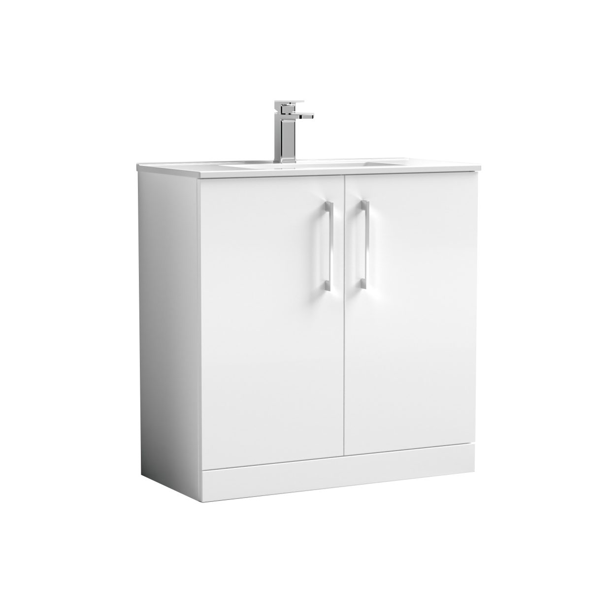 800mm Floor Standing 2 Door Vanity & Basin 2 - Image 1