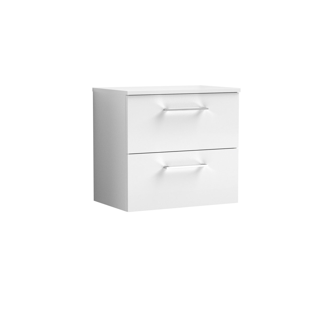 600mm Wall Hung 2 Drawer Vanity & Worktop - Image 1