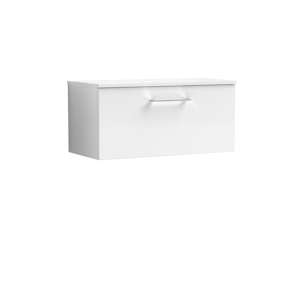 800mm Wall Hung 1 Drawer Vanity & Worktop - Image 1