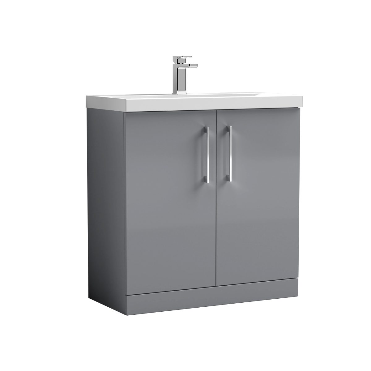 800mm Floor Standing 2 Door Vanity & Basin 1 - Image 1