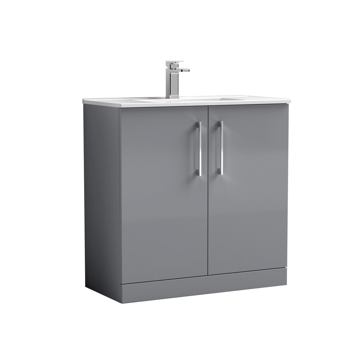 800mm Floor Standing 2 Door Vanity & Basin 2 - Image 1