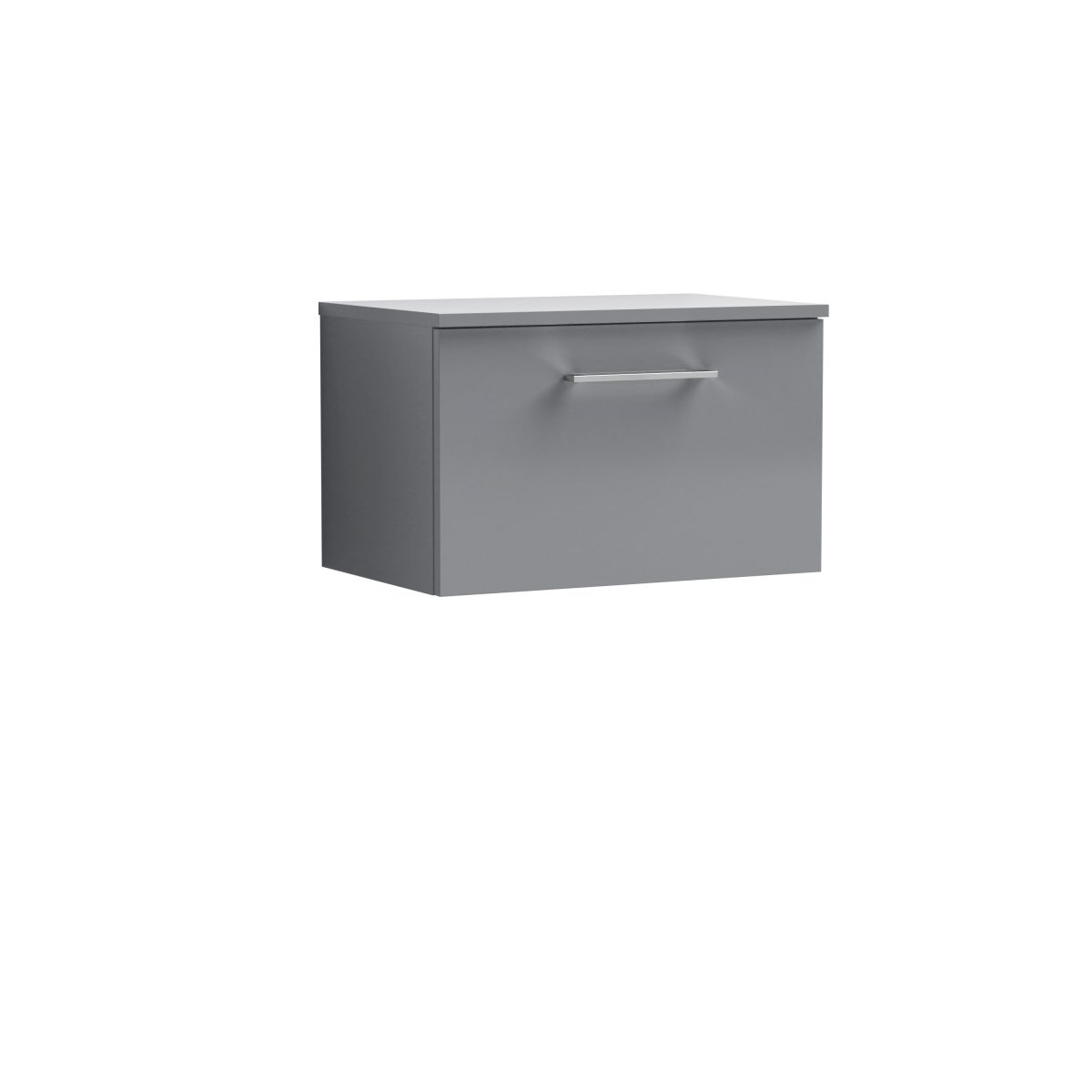 600mm Wall Hung 1 Drawer Vanity & Worktop - Image 1