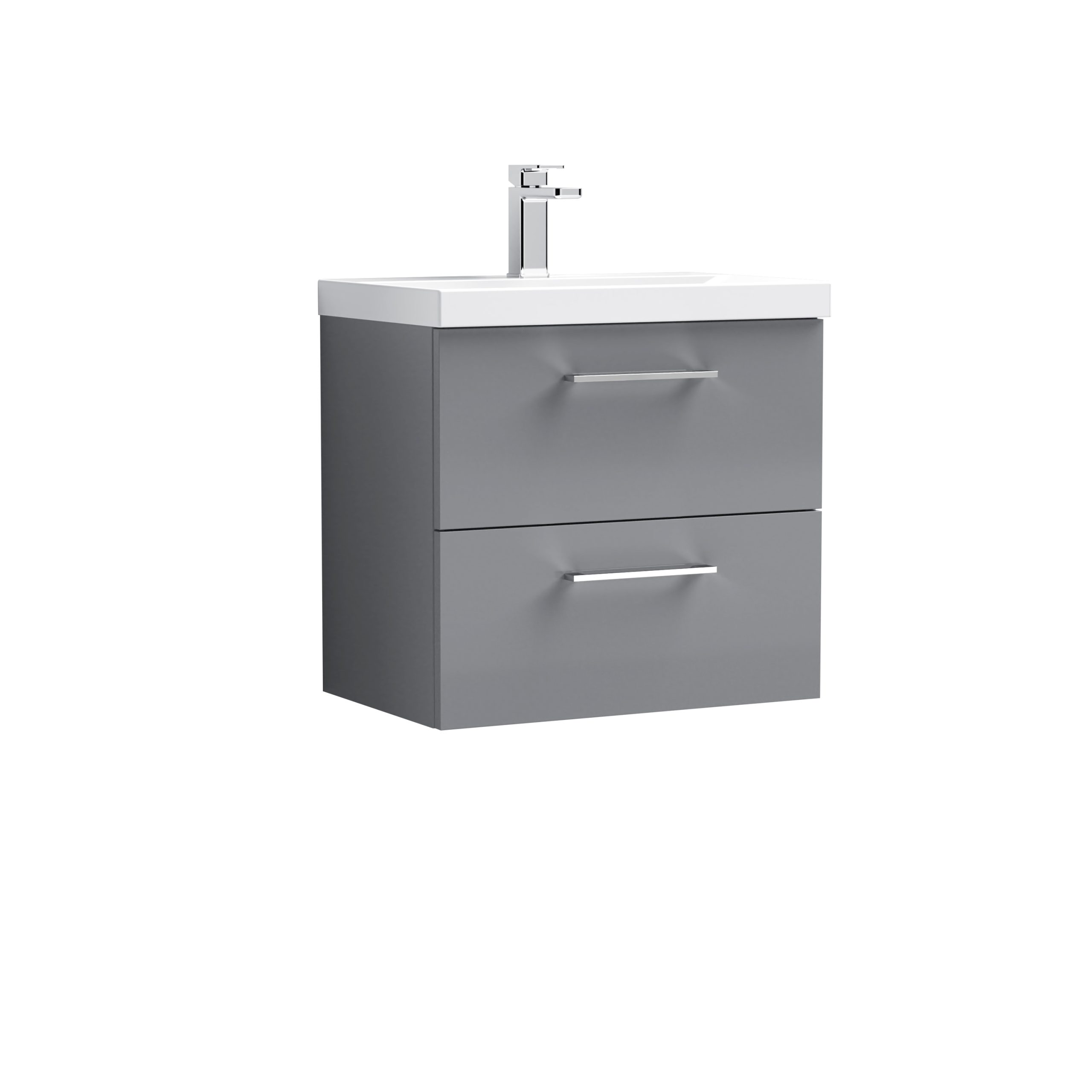 arn2224a_furniture_v1_co.jpg 600mm Wall Hung 2 Drawer Vanity & Basin 1 - Image 1