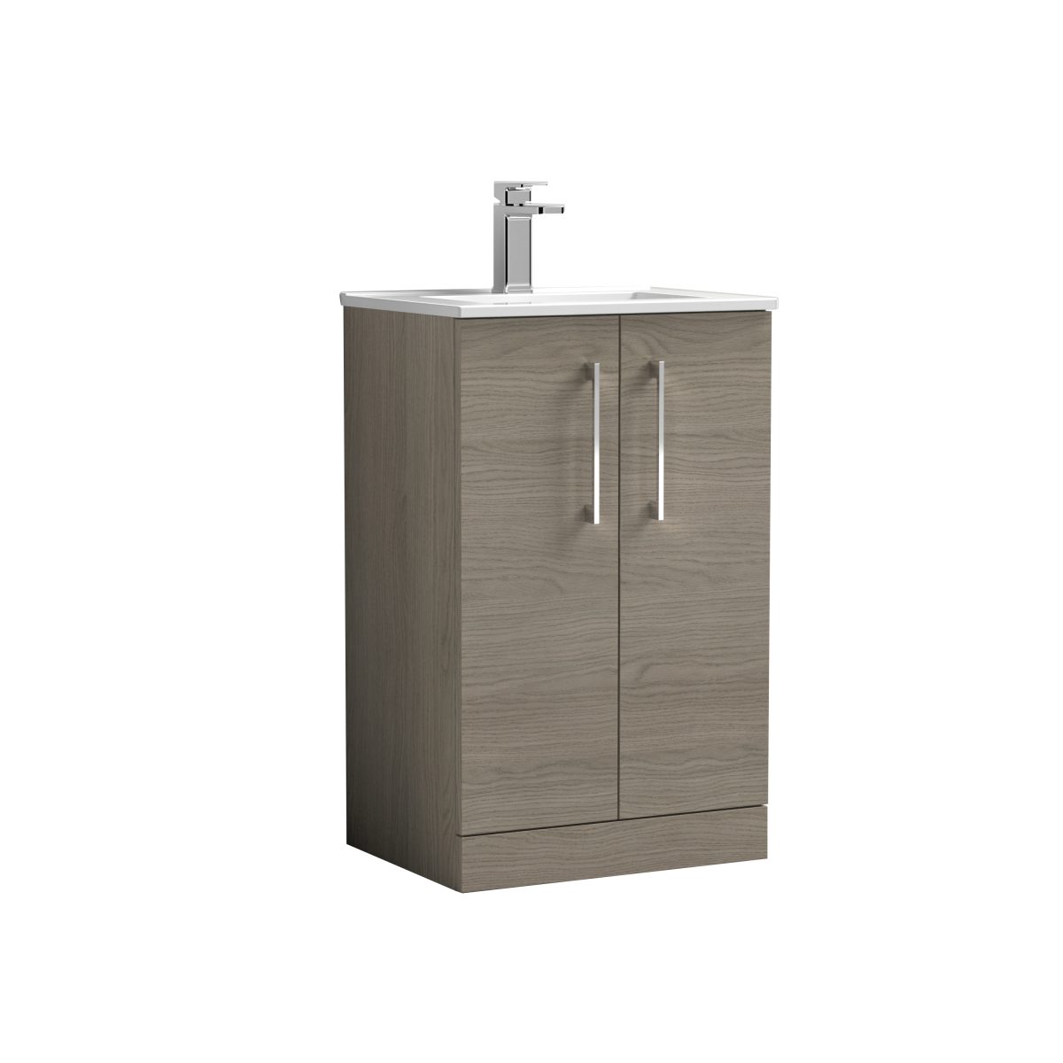 500mm Floor Standing 2 Door Vanity & Basin 2 - Image 1
