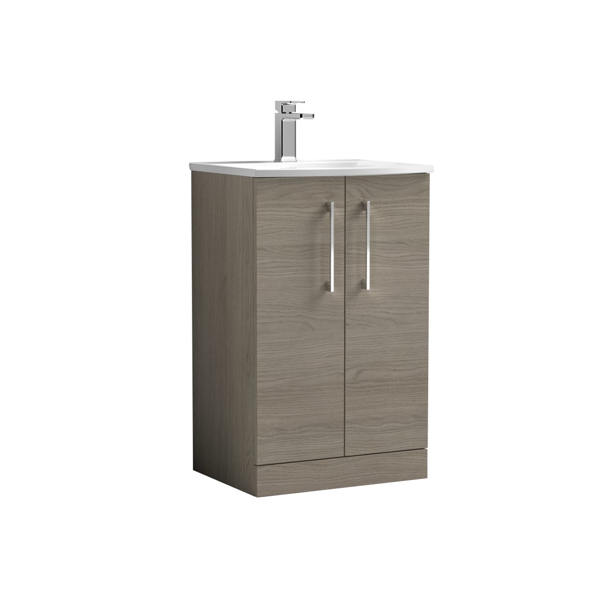 500mm Floor Standing 2 Door Vanity & Basin 4 - Image 1