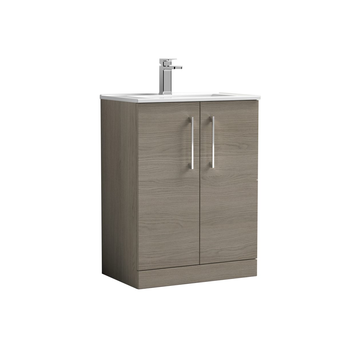 600mm Floor Standing 2 Door Vanity & Basin 2 - Image 1