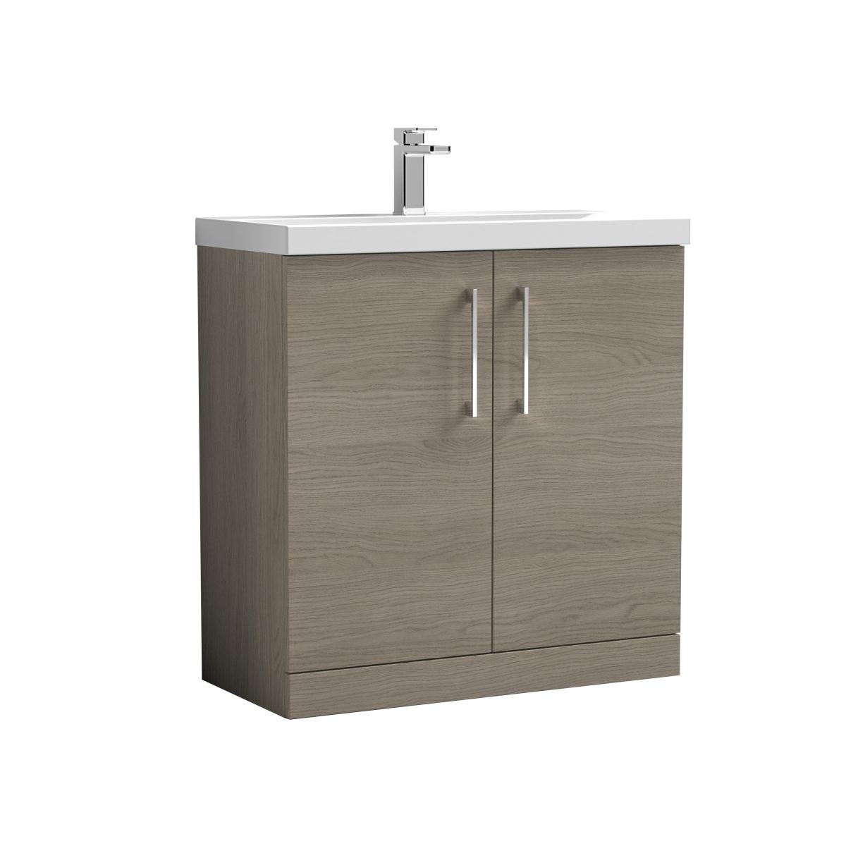 800mm Floor Standing 2 Door Vanity & Basin 3 - Image 1