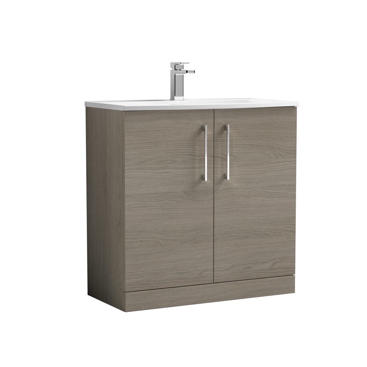 800mm Floor Standing 2 Door Vanity & Basin 4 - Image 1