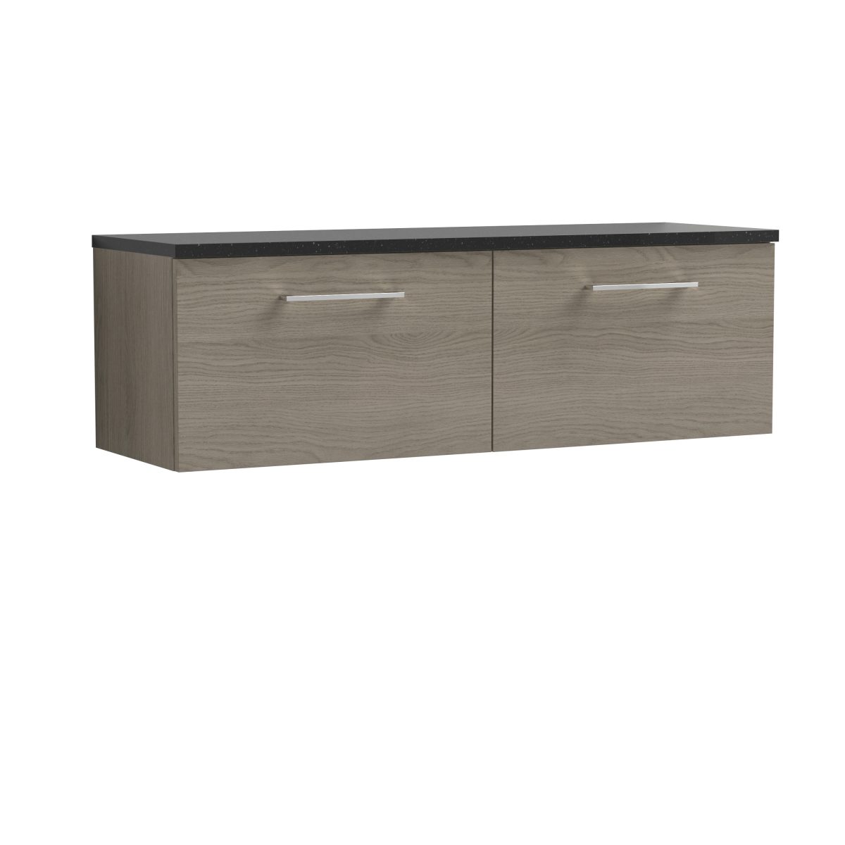 1200mm Wall Hung 2-Drawer Vanity & Laminate Worktop - Image 1