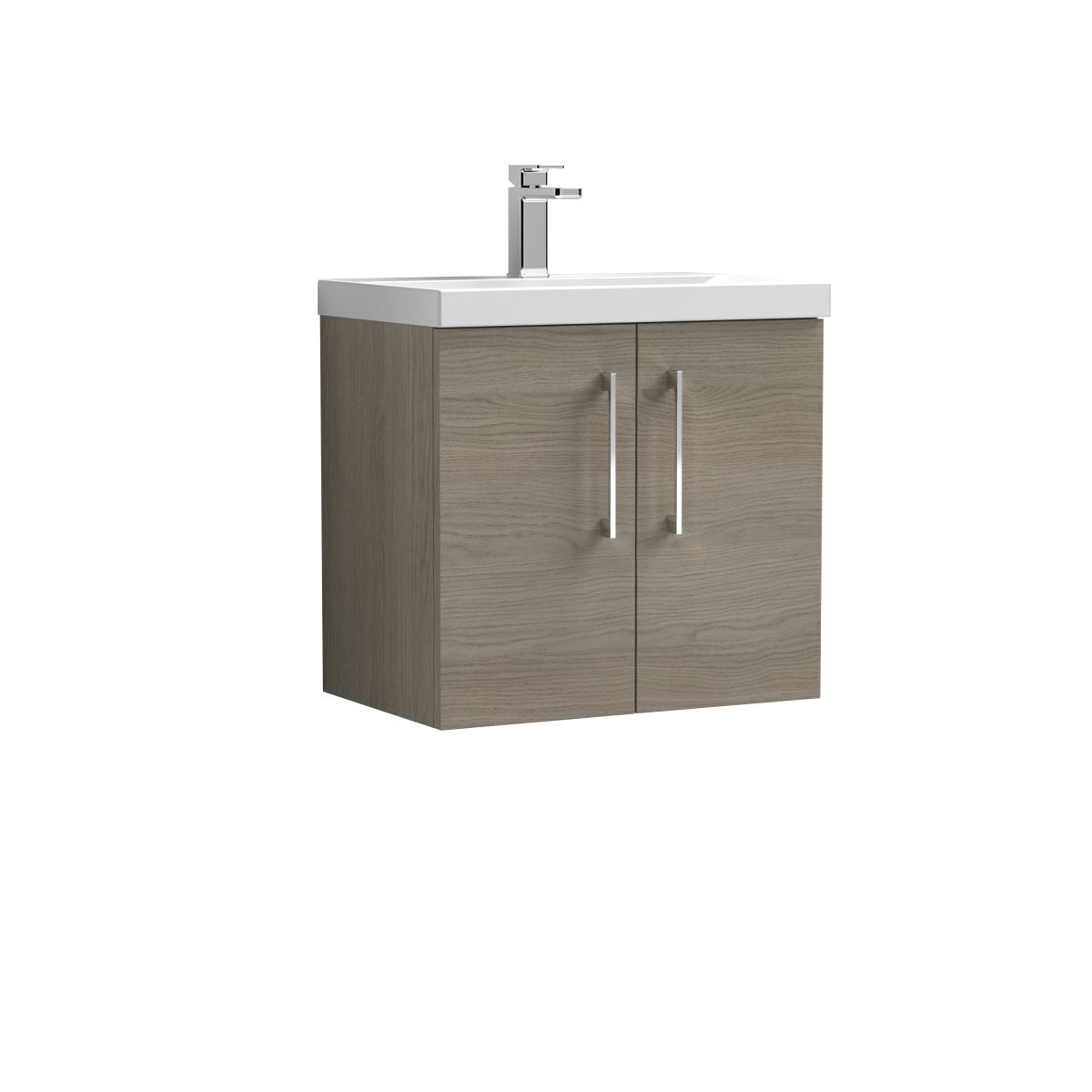 600mm Wall Hung 2 Door Vanity & Basin 1 - Image 1