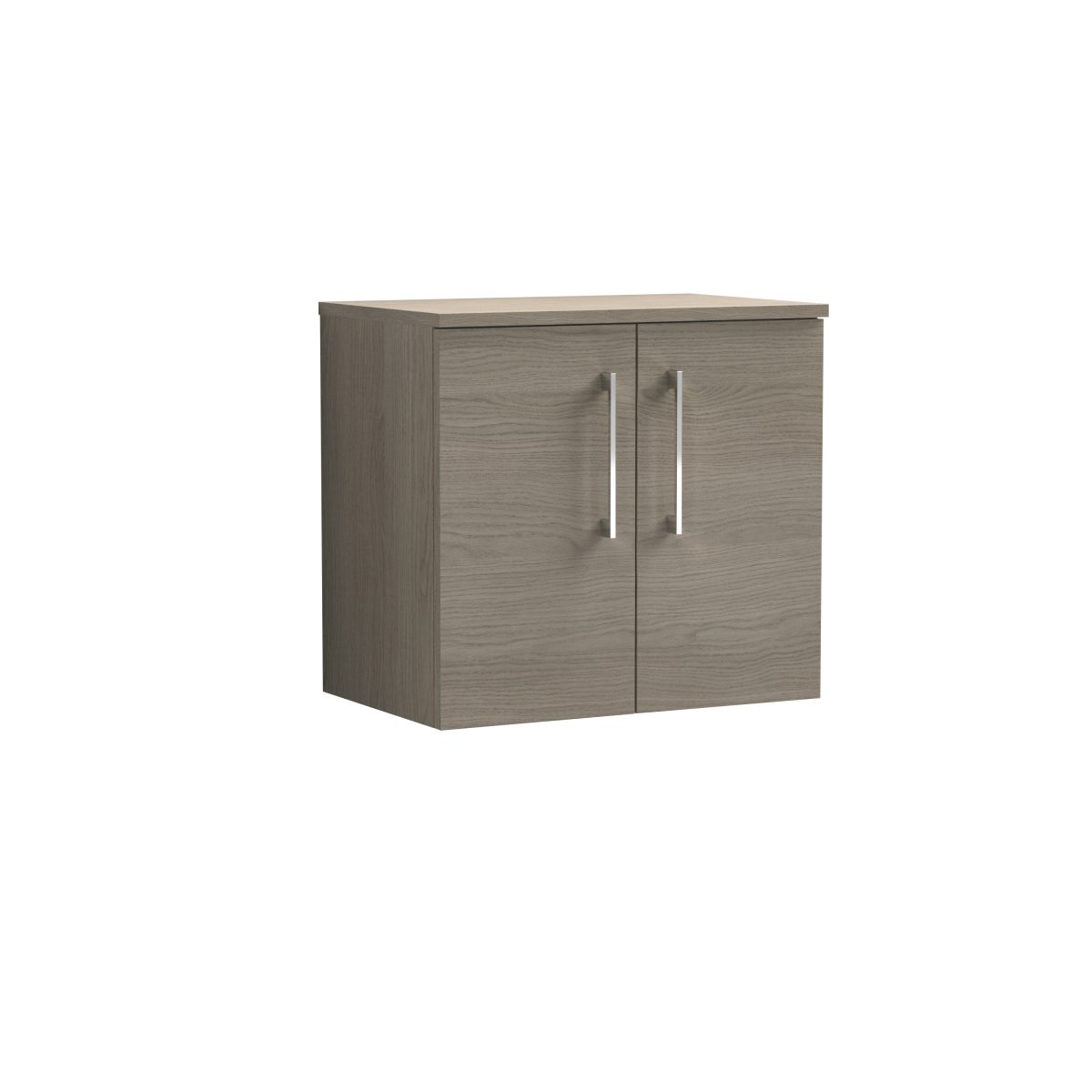 600mm Wall Hung 2 Door Vanity & Worktop - Image 1