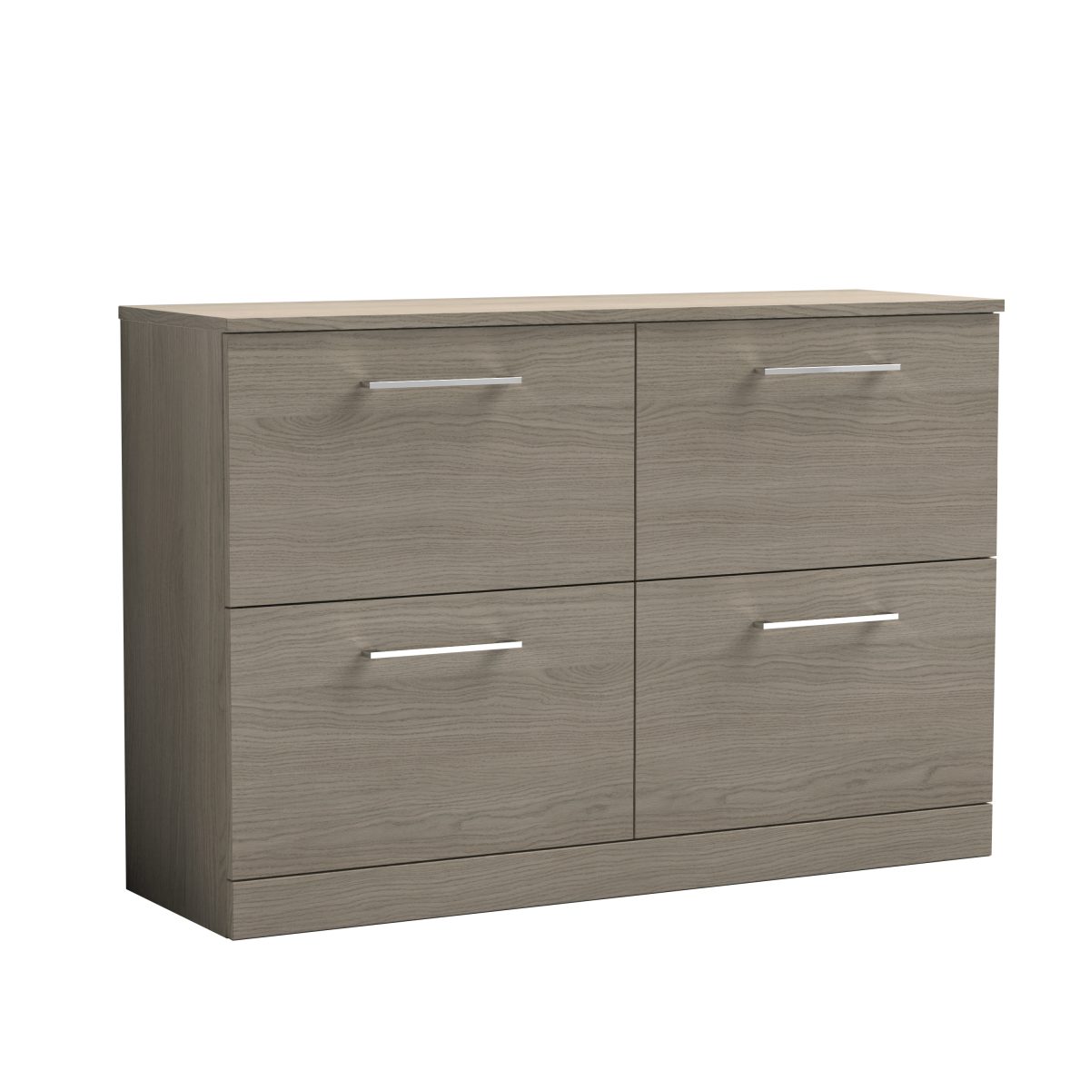 1200mm Floor Standing 4 Drawer Vanity & Worktop - Image 1