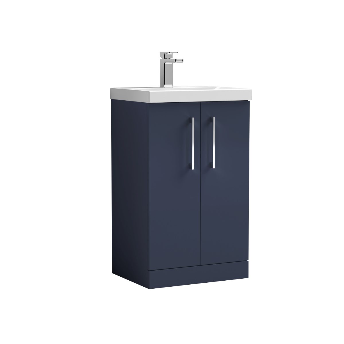 500mm Floor Standing 2 Door Vanity & Basin 3 - Image 1