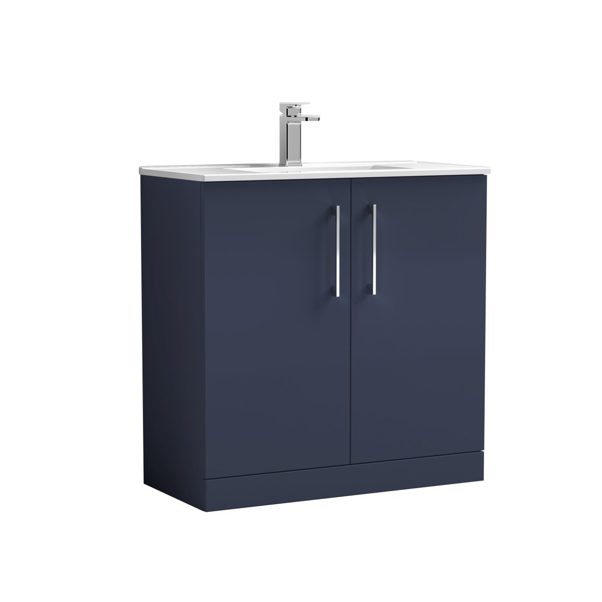 800mm Floor Standing 2-Door Vanity & Basin 2 - Image 1