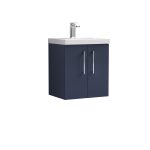 500mm Wall Hung 2-Door Vanity & Basin 1