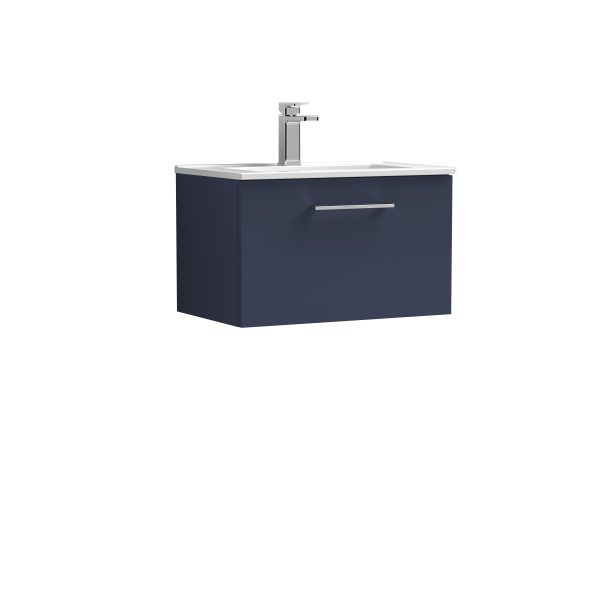 600mm Wall Hung 1-Drawer Vanity & Basin 2