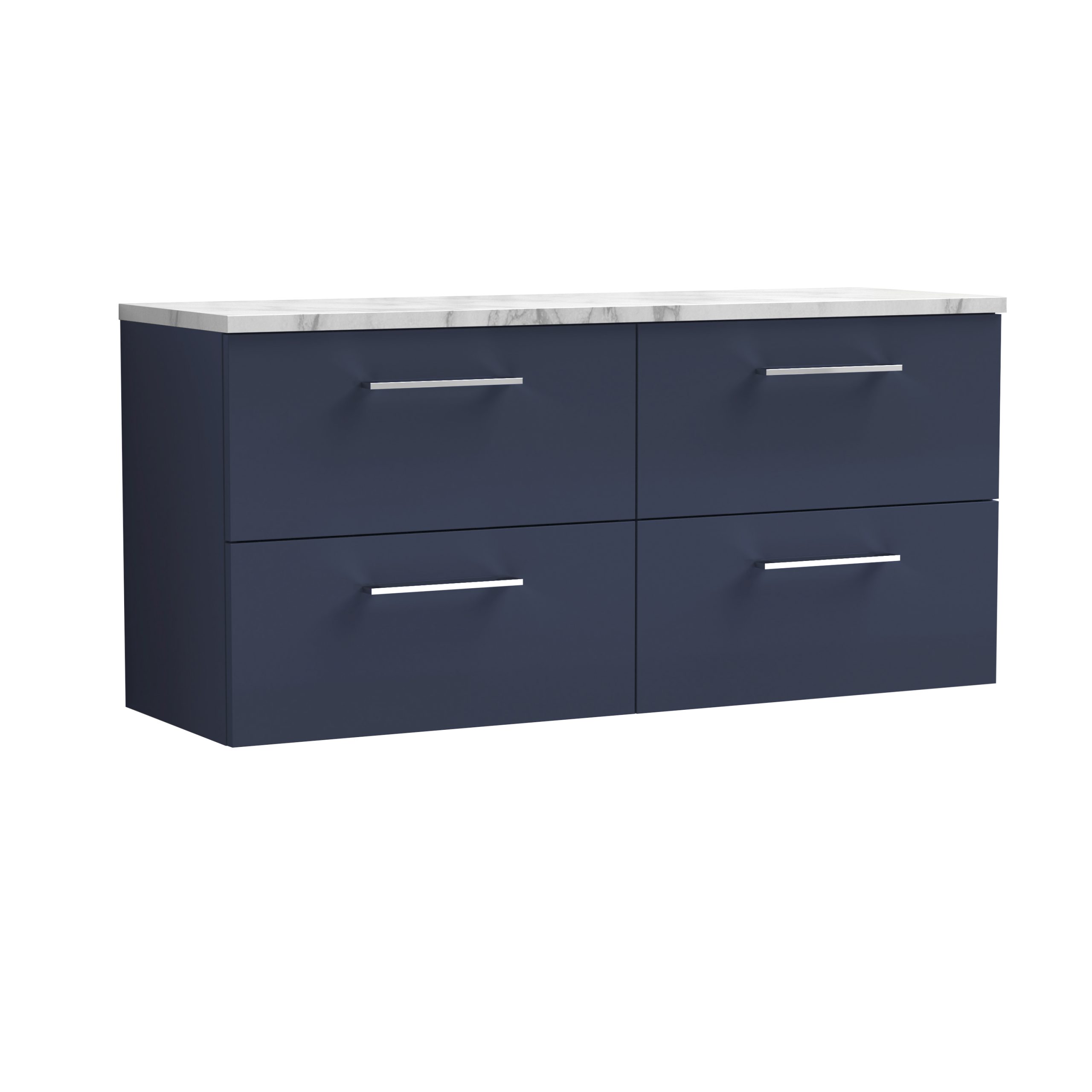 arn2924lcm2_furn_v1_co.jpg 1200mm Wall Hung 4-Drawer Vanity & Laminate Worktop - Image 1