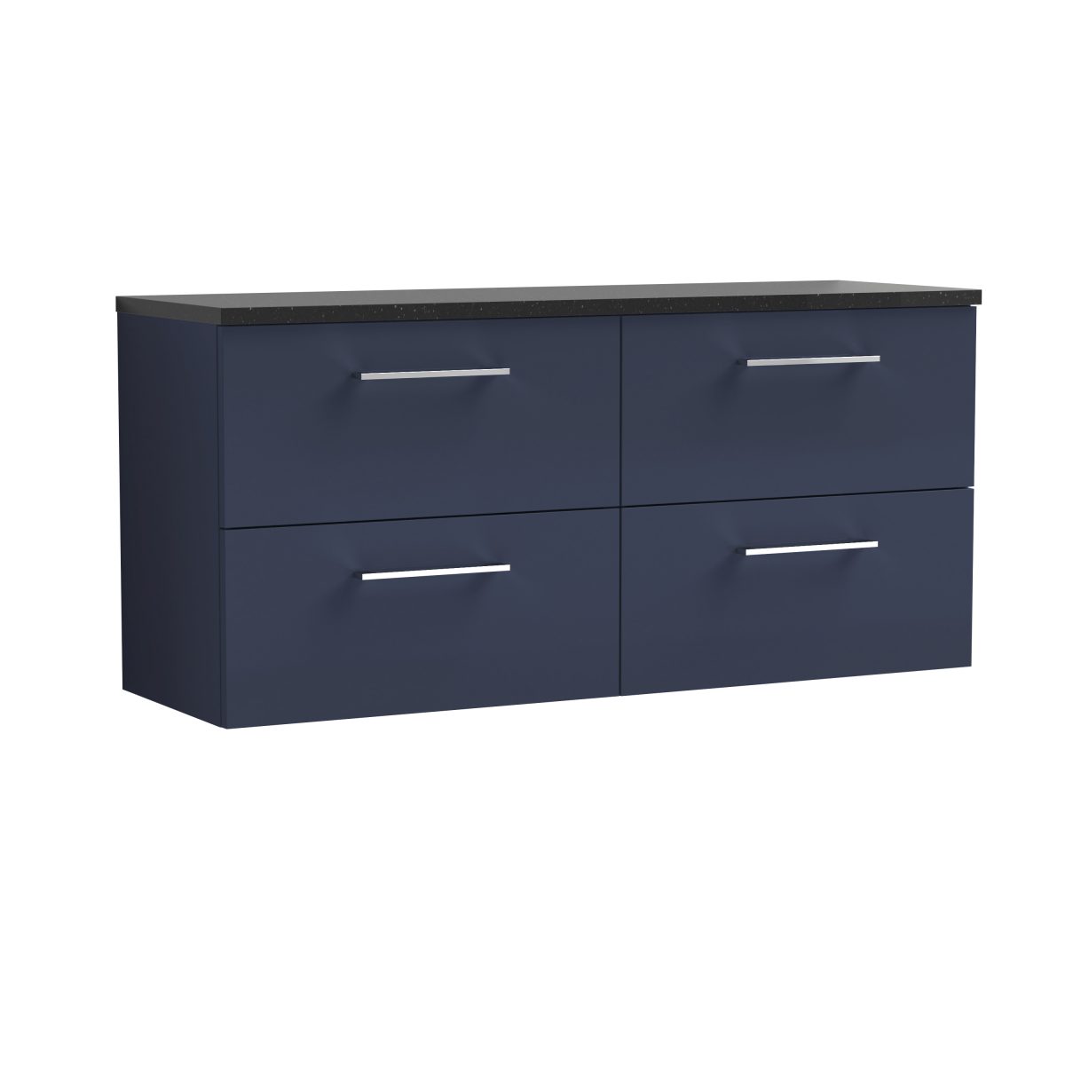 1200mm Wall Hung 4-Drawer Vanity & Laminate Worktop - Image 1