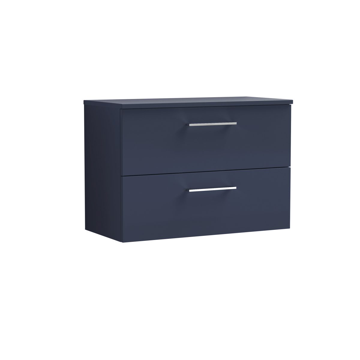 800mm Wall Hung 2-Drawer Vanity & Worktop - Image 1