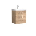 500mm Wall Hung 2-Door Vanity & Basin 1