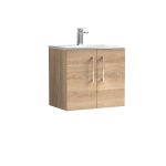600mm Wall Hung 2-Door Vanity & Basin 4