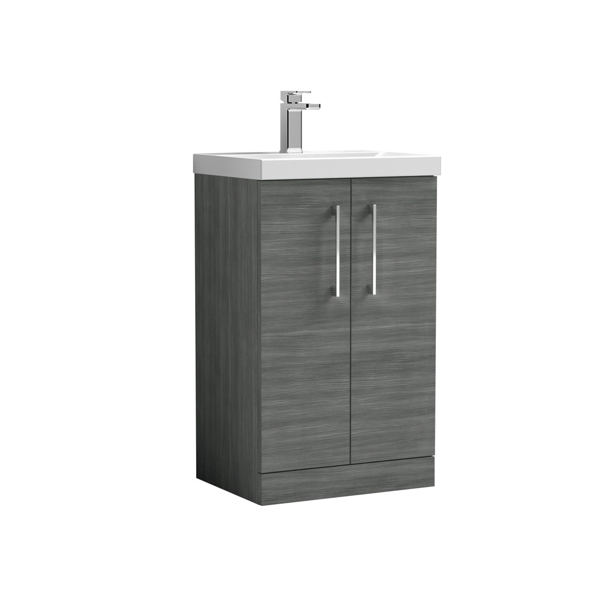 500mm Floor Standing 2 Door Vanity & Basin 1 - Image 1