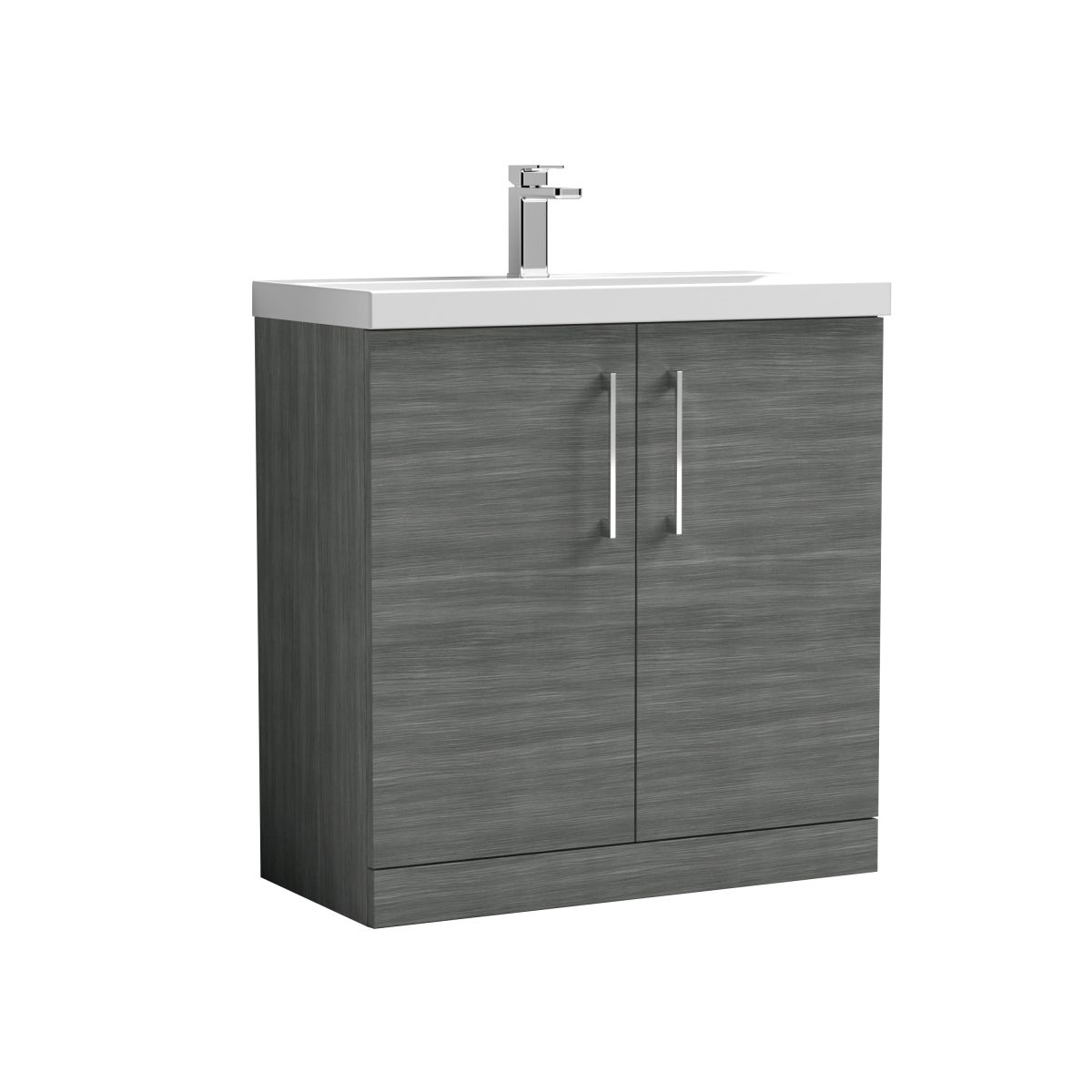 800mm Floor Standing 2 Door Vanity & Basin 3 - Image 1