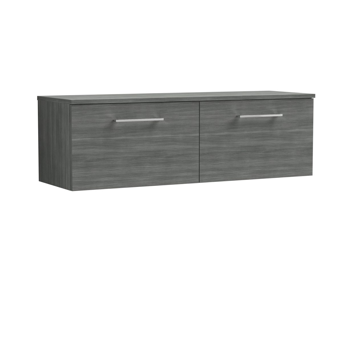 1200mm Wall Hung 2 Drawer Vanity & Worktop - Image 1