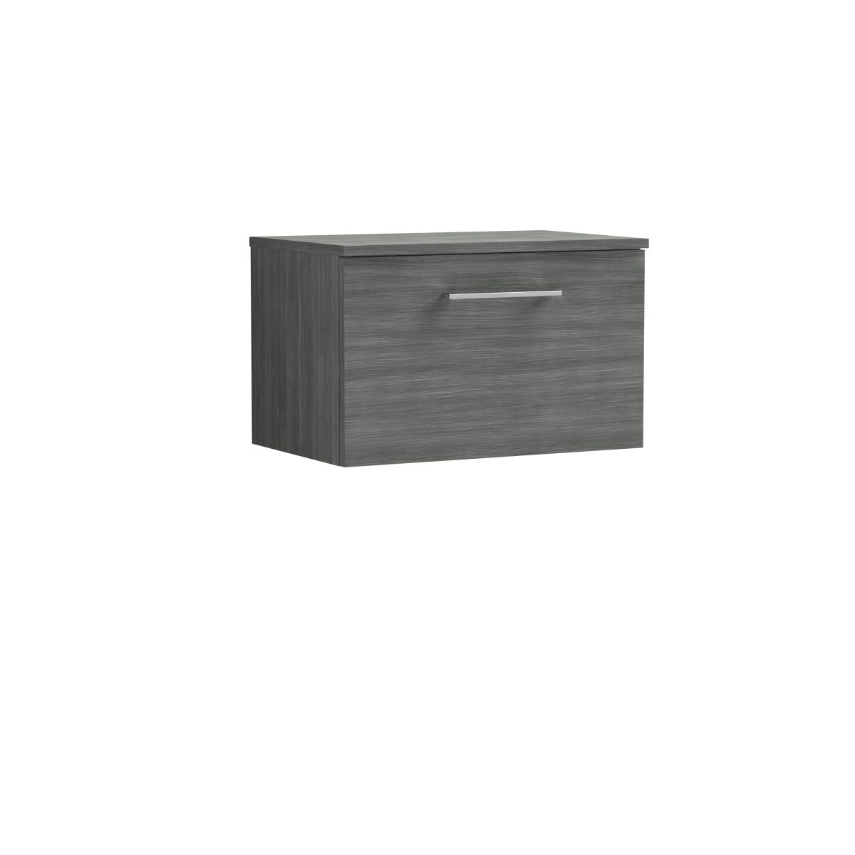 600mm Wall Hung 1 Drawer Vanity & Worktop - Image 1