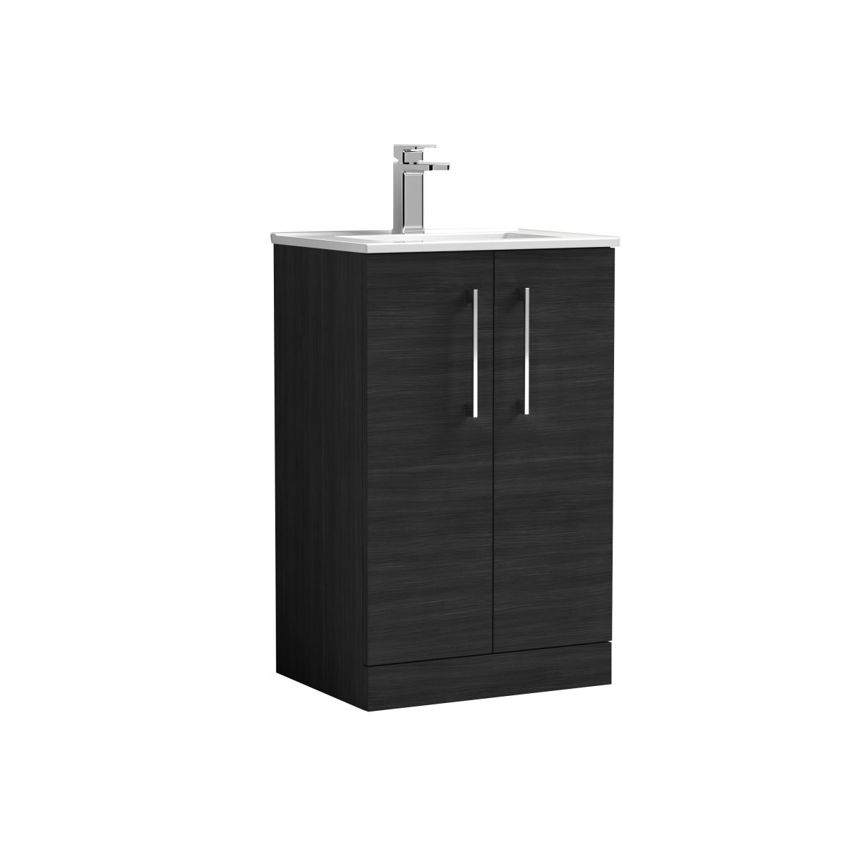 500mm Floor Standing 2 Door Vanity & Basin 2 - Image 1