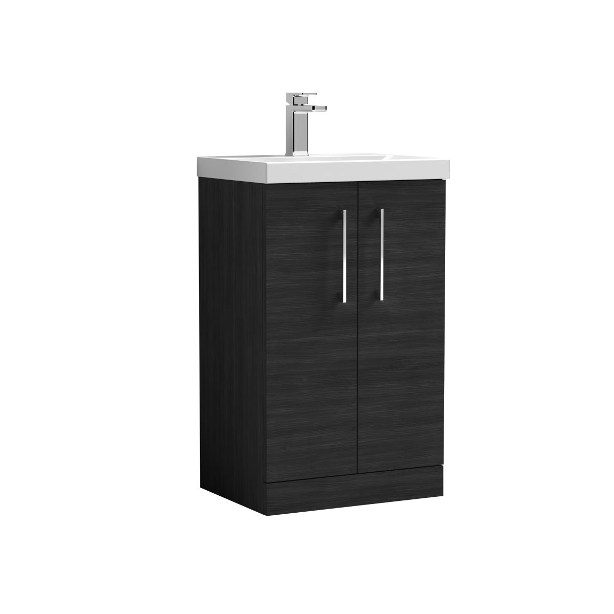 500mm Floor Standing 2 Door Vanity & Basin 3 - Image 1