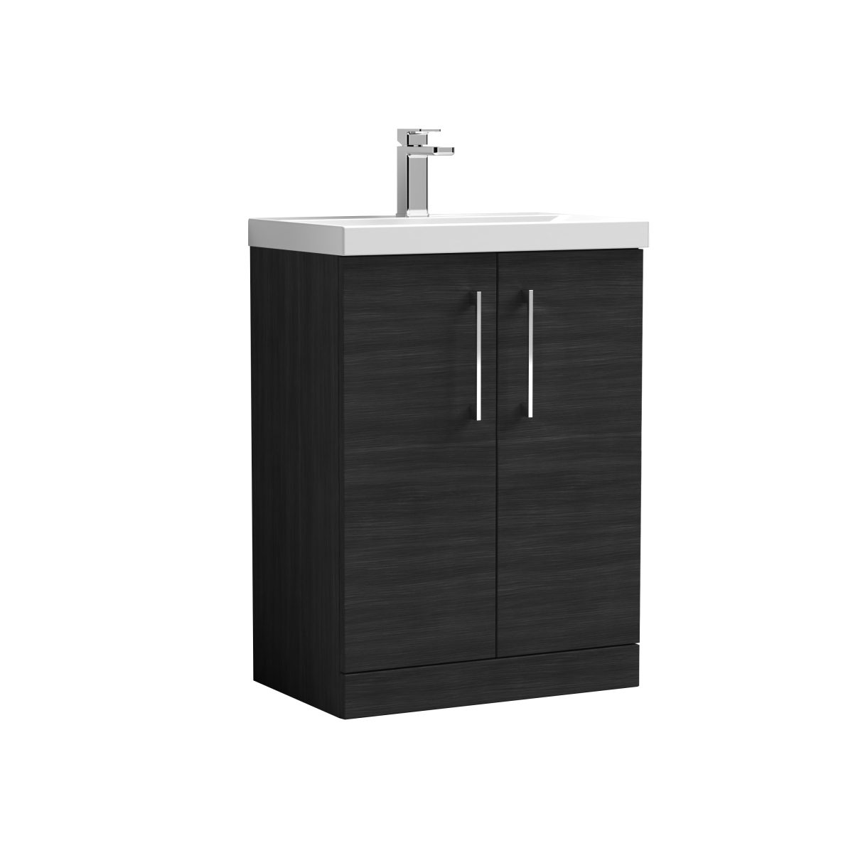 600mm Floor Standing 2 Door Vanity & Basin 1 - Image 1