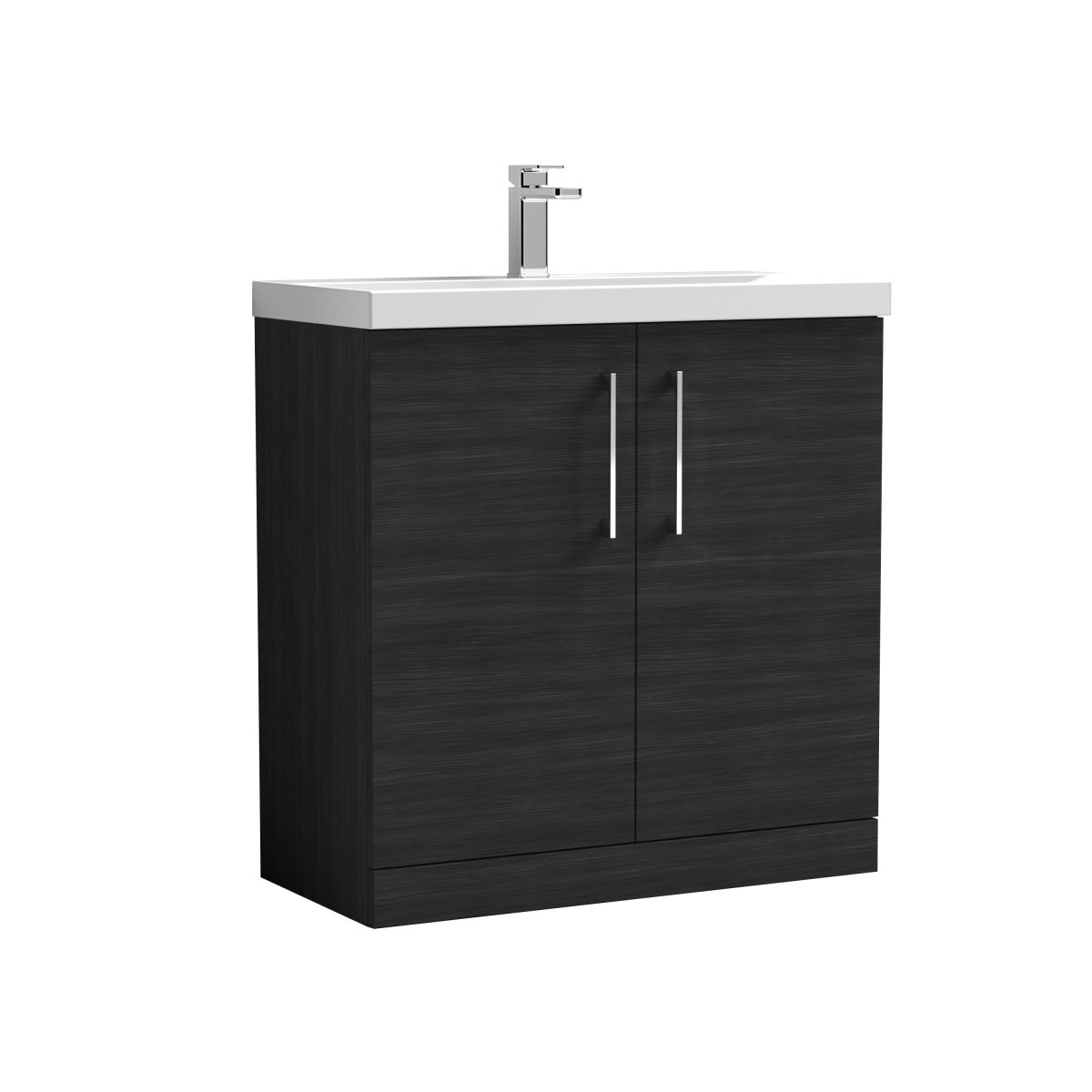 800mm Floor Standing 2 Door Vanity & Basin 3 - Image 1
