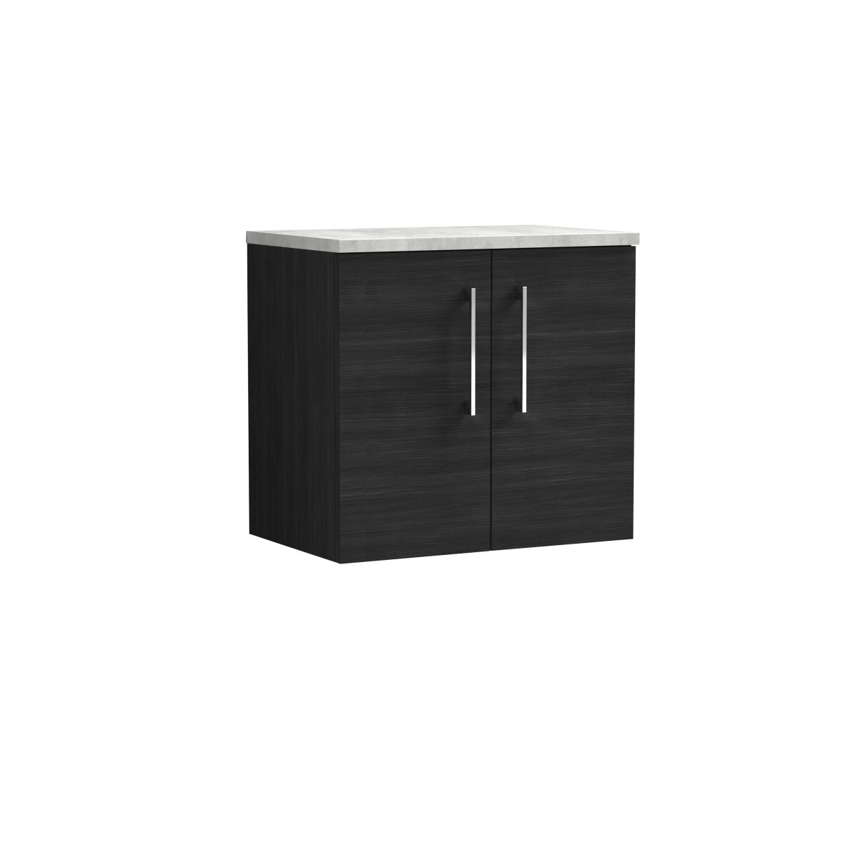 600mm Wall Hung 2 Door Vanity & Laminate Top - Image 1