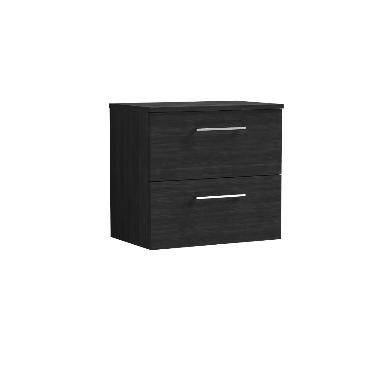 600mm Wall Hung 2 Drawer Vanity & Worktop - Image 1