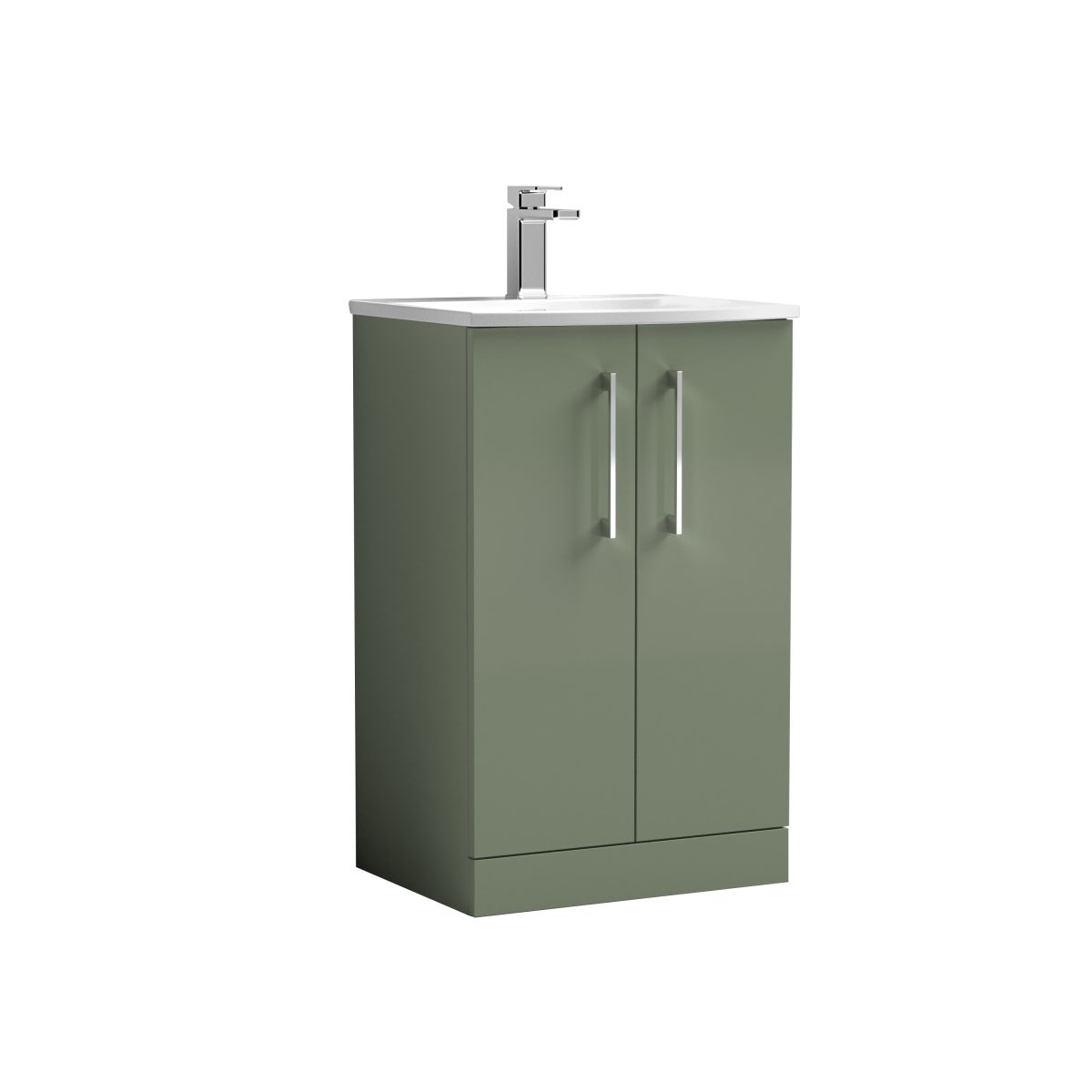 500mm Floor Standing 2 Door Vanity & Basin 4 - Image 1