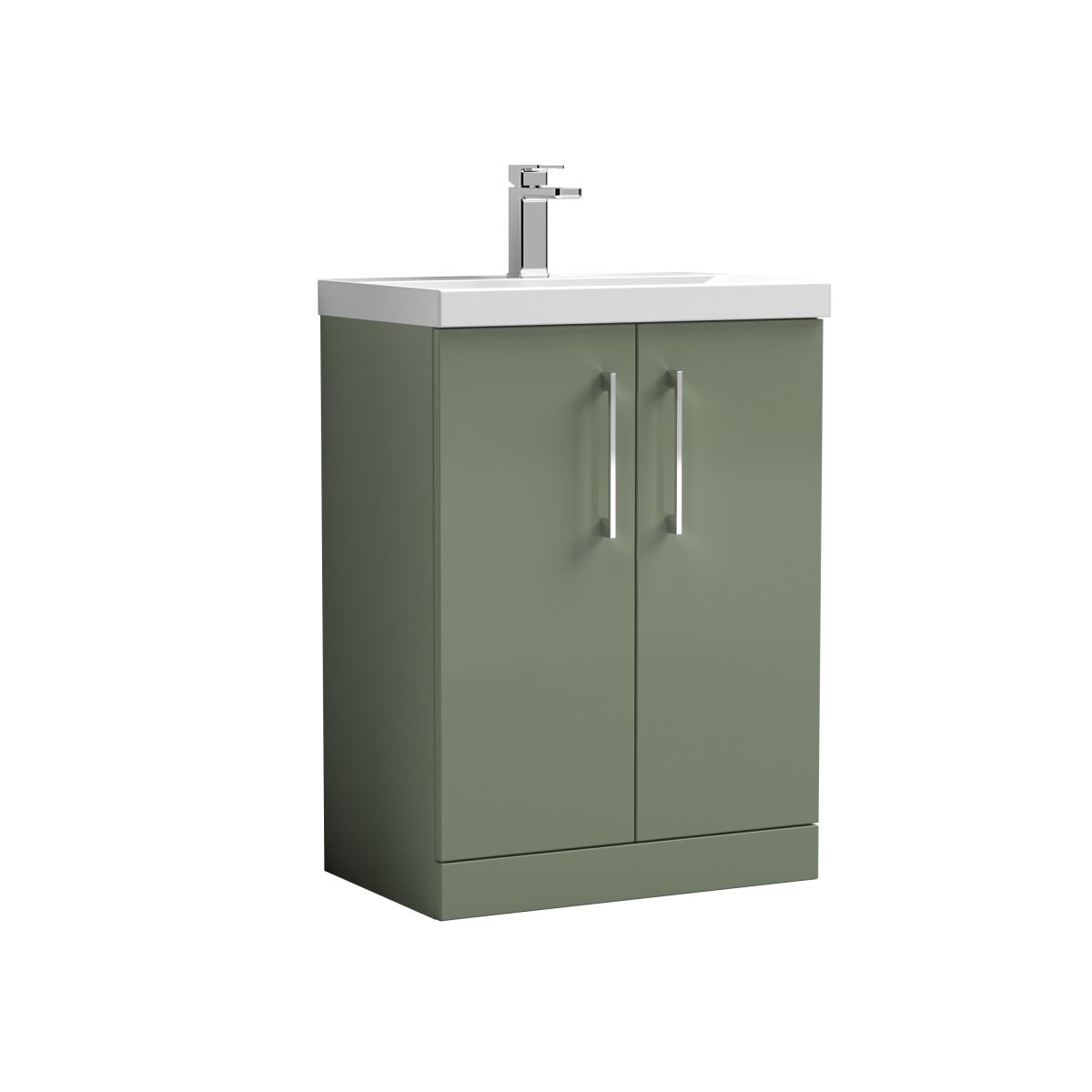 600mm Floor Standing 2 Door Vanity & Basin 1 - Image 1