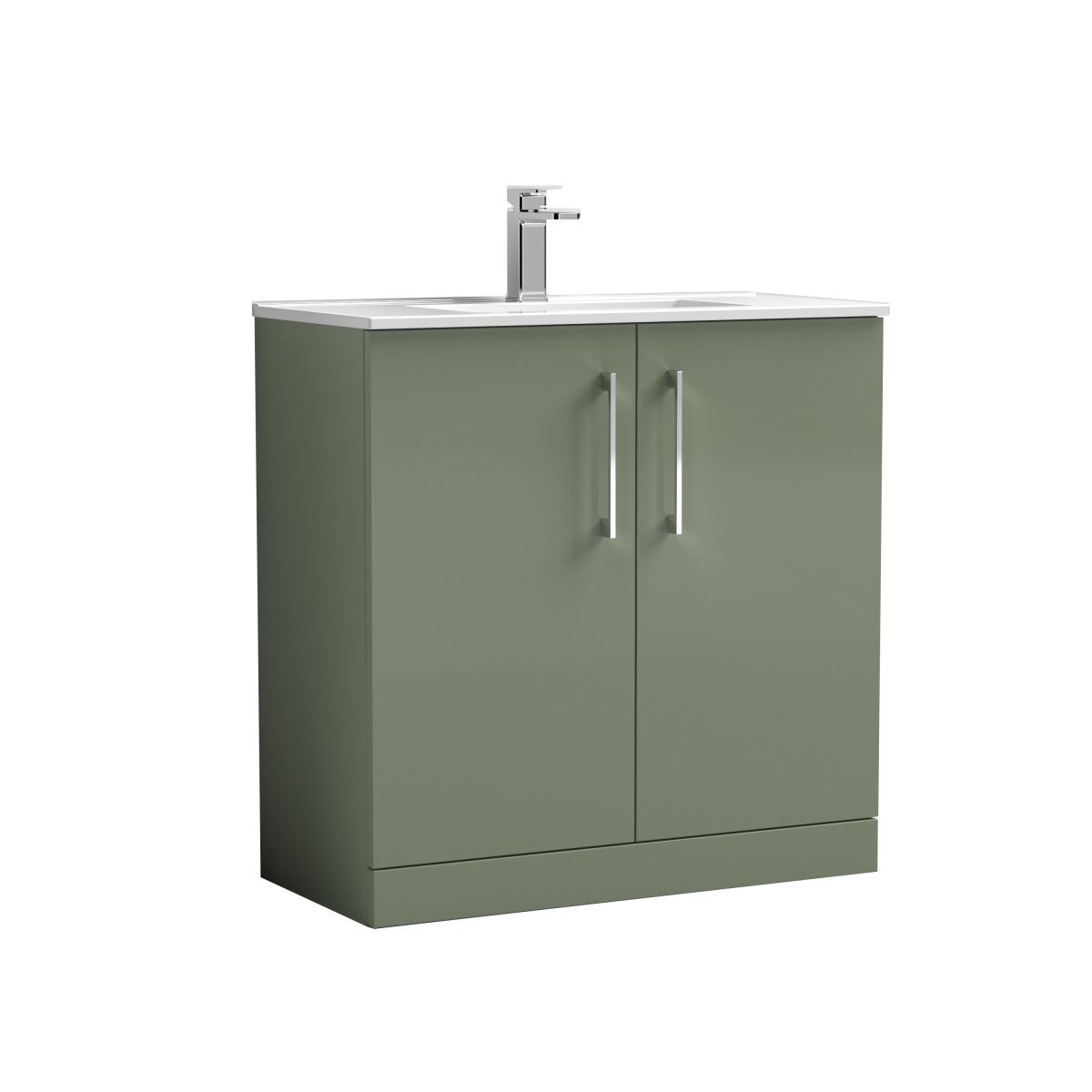 800mm Floor Standing 2 Door Vanity & Basin 2 - Image 1