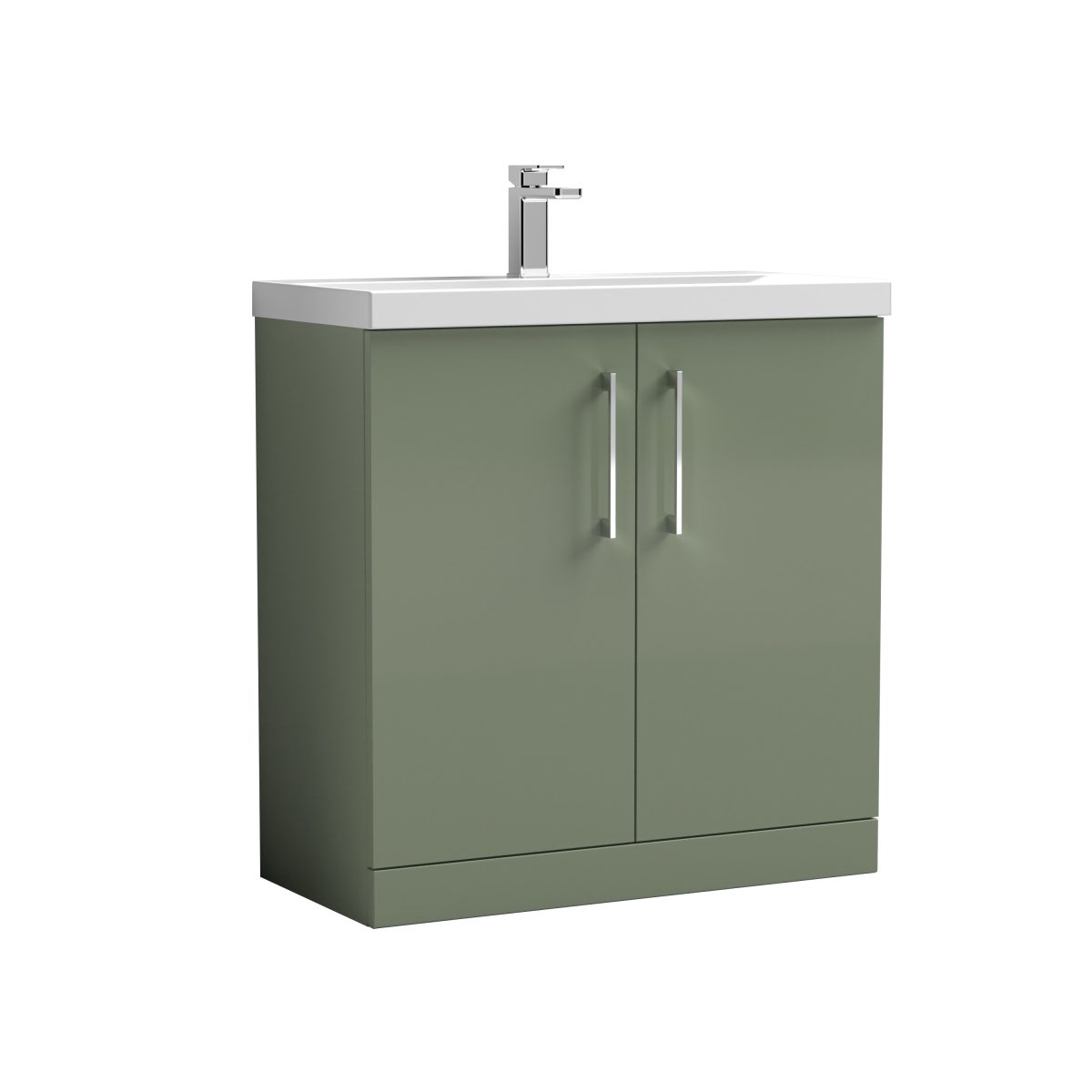 800mm Floor Standing 2 Door Vanity & Basin 3 - Image 1